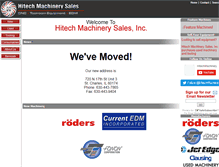 Tablet Screenshot of hitechmachinery.com